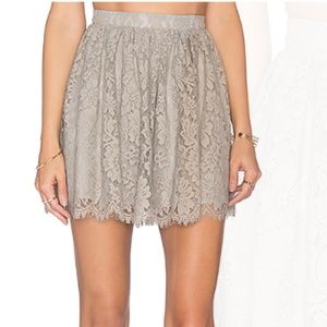 NWOT Show Me Your Mumu Anna Grey Skirt - Size S